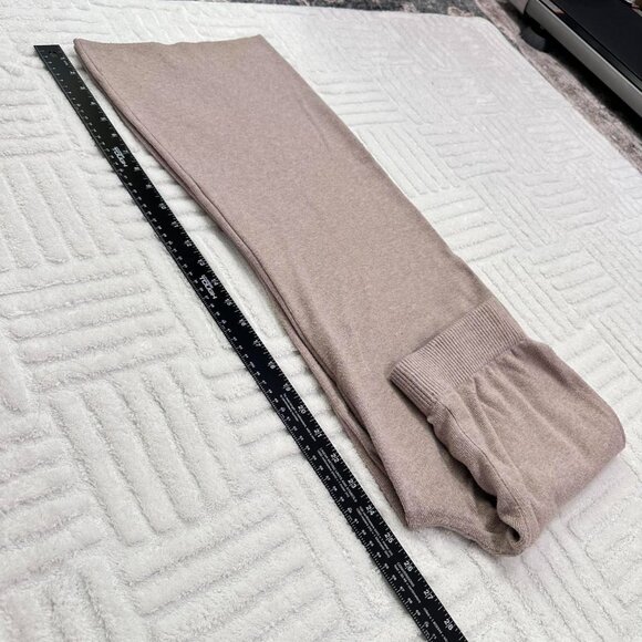 Sioni Boho Wide Leg Sweat Pant Neutral Basic High Waisted Pants - Picture 5 of 6